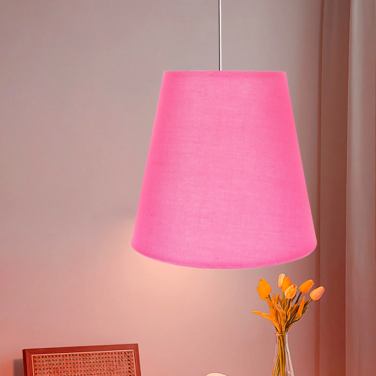 Light Covers Bedside Lamp Shade Ceiling Modern Lampshade Decor Household Cloth Home