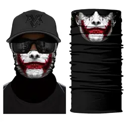 Motorcycle Bike Skull Masks Sports MTB Biker face USA Mexico Neck Warmer Ghost Face Mask Scarves Bandanas Joker