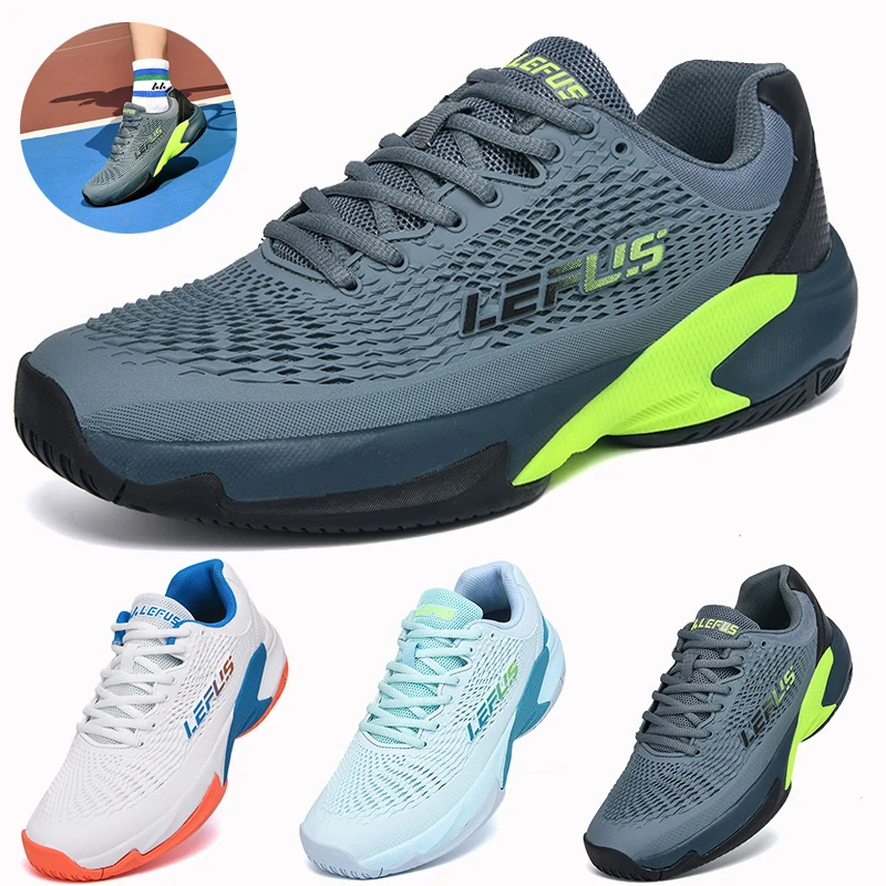 

Теннисная обувь для мужчин, высококачественная дышащая обувь для бадминтона, волейбола, спортивные противоскользящие тренировочные кроссовки для пинг-понга в помещении