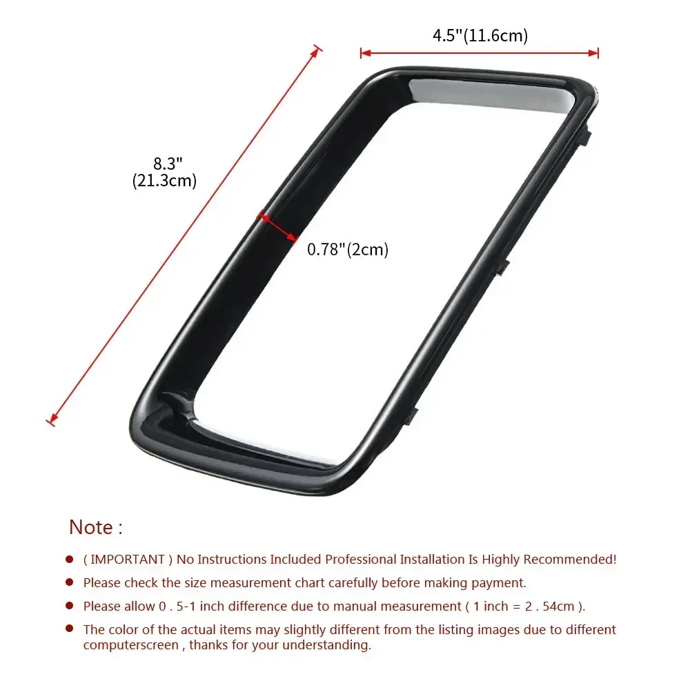 7pcs/set Front Bumper Grille Grill Inserted Ring Trim Cover Fit For 2014 2015 2016 Jeep Grand Cherokee Car Accessories