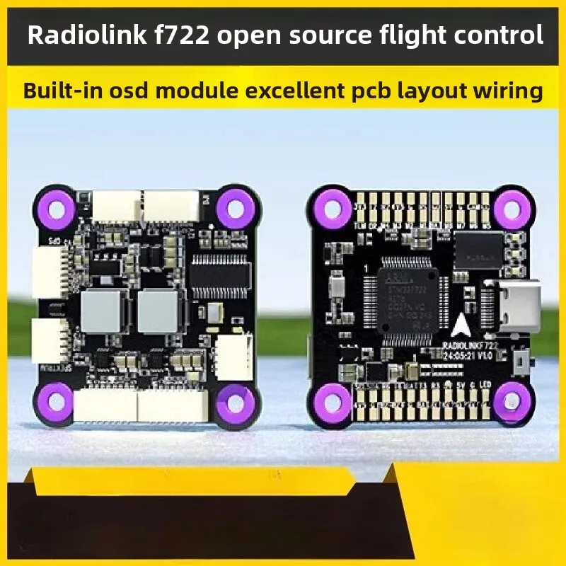 

F722 Flight Control Cross The Plane FPV Model Airplane Multi Rotor Fixed Wing Open-source Betaflight Flight Control Board