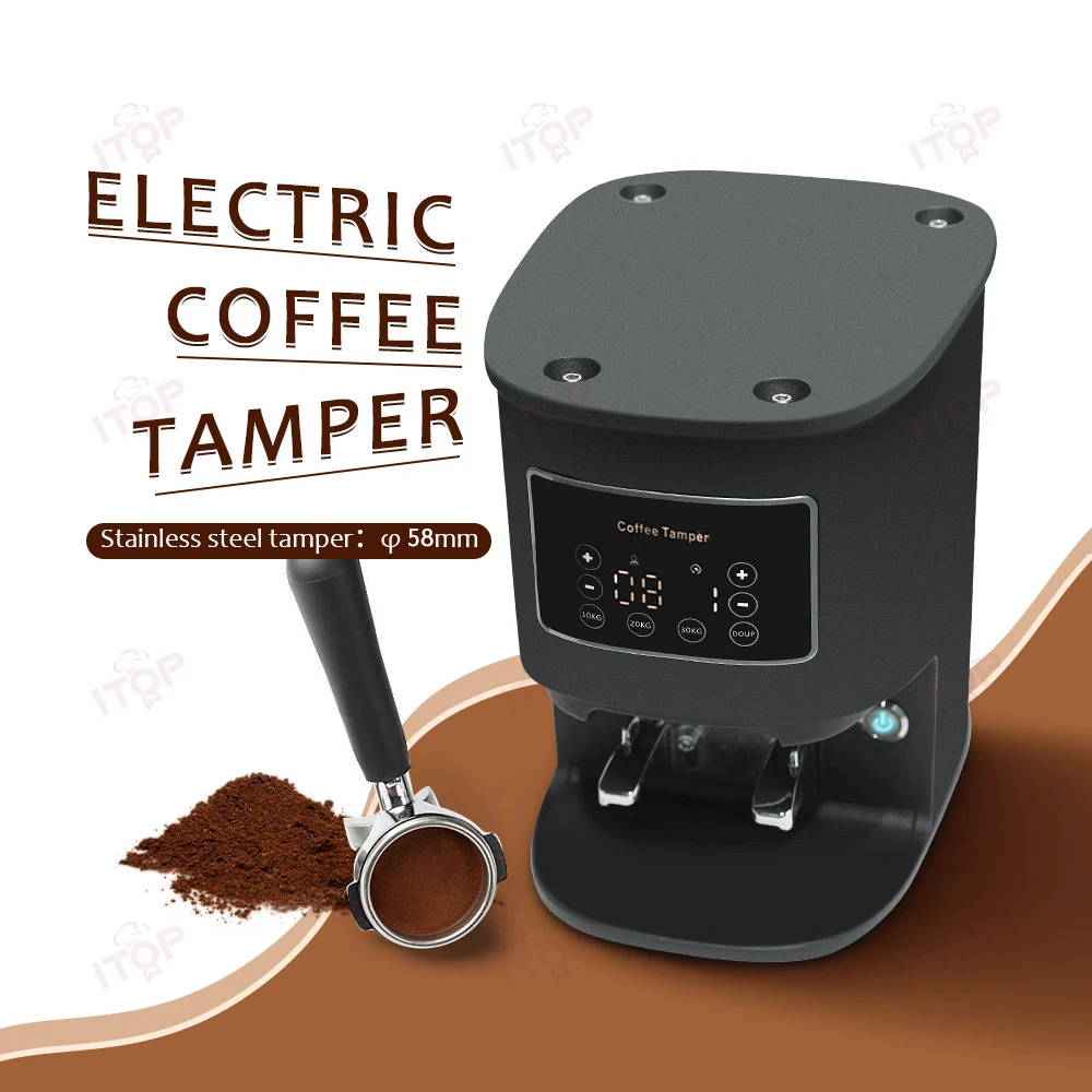 Automatic 58mm Coffee Tamper Adjustable Pressure Commercial Electric Coffee Tamper Machine