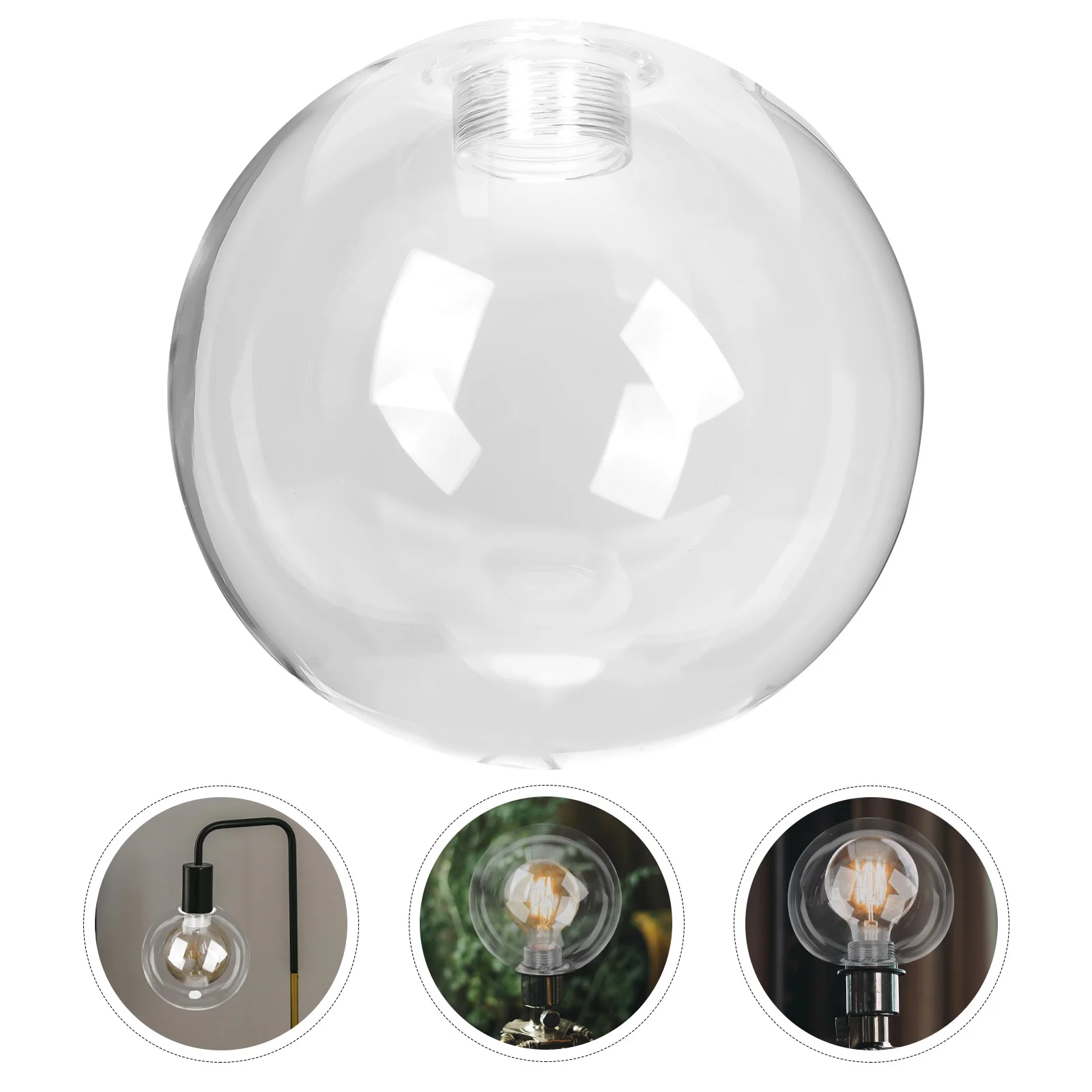 Glass Globe Chandelier Lampshades Replacement G9 Clear Round Light 100 Ball Wall Sconces Fixtures Chandelier