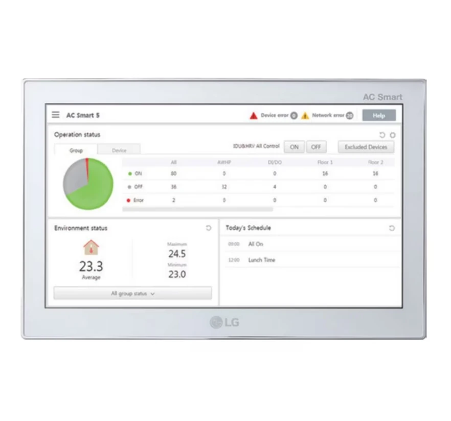 New Original PACS5A000 LG AC SMART 5 CONTROLLER - REPLACES PACS4B000-PQCSW320A1E-PBACNA000