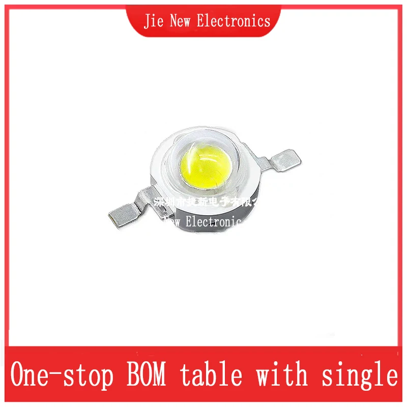 Bombillas LED de alta potencia, 50 piezas, 1W, 3W, luz pura, Chips 35mli, 45mli, 3V, rosa, blanco, rojo, azul, verde, amarillo, para Blubs Downlight