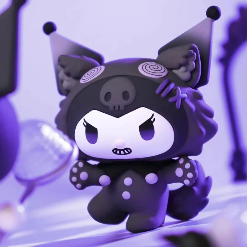 MINISO  Kuromi Blind Box Werewolf Series High-Looking Action Figure Doll Anime Character Surprise Boxed Cute Collectible Toy