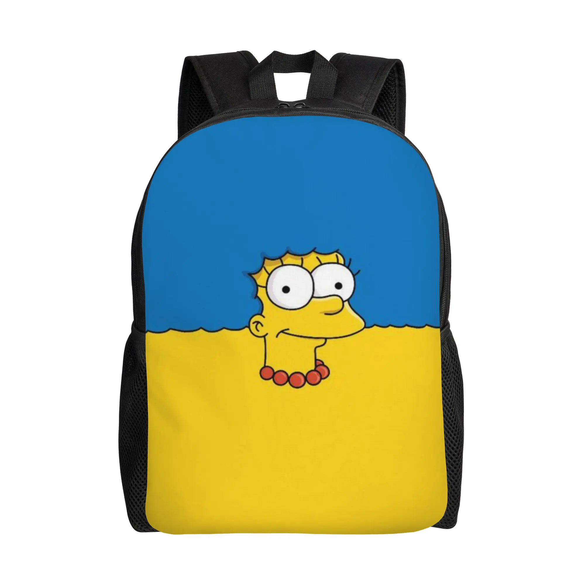 

The Simpsons Daypack Back to school season Yellow Anime Characters High Street Backpack