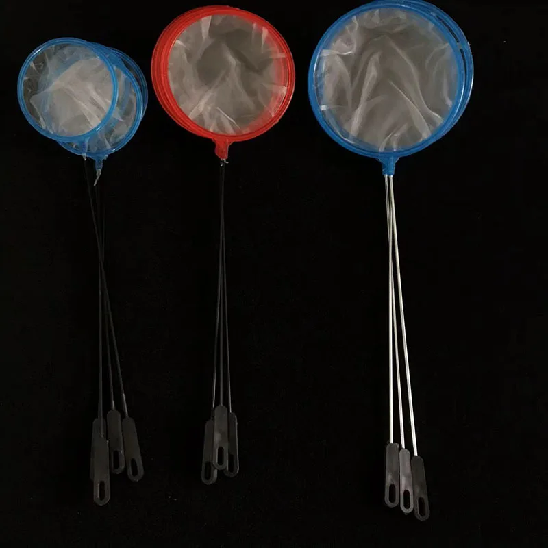 2pcs Fine Mesh Aquarium Accessories Stainless Steel Handle Aquarium Fish  Tank Fishing Net Landing Net for Fish Accessories