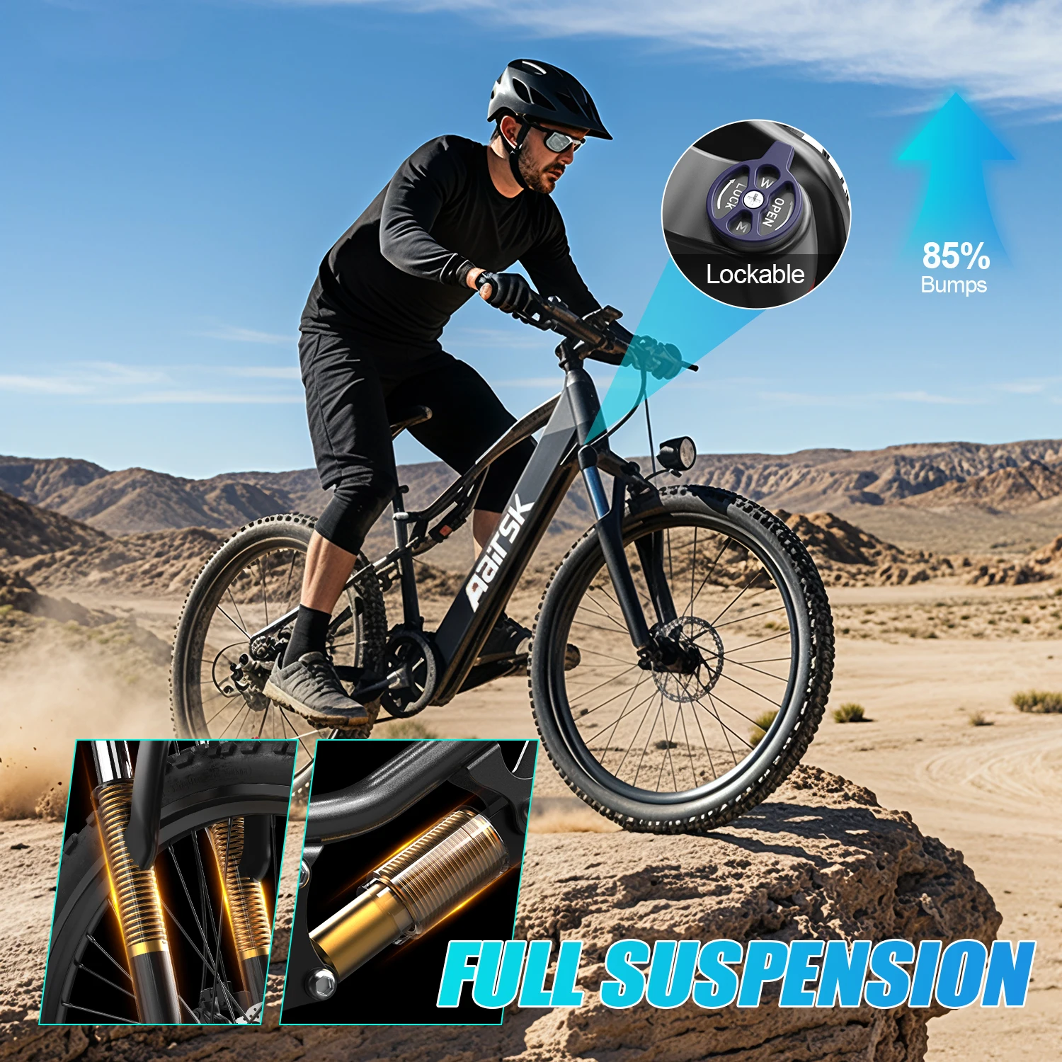 Aairsk XT90 48V20Ah Battery Electric Bike 26 Inch Tire NFC city ebike  250W Motor E-bike  Adult Electric Bicycle