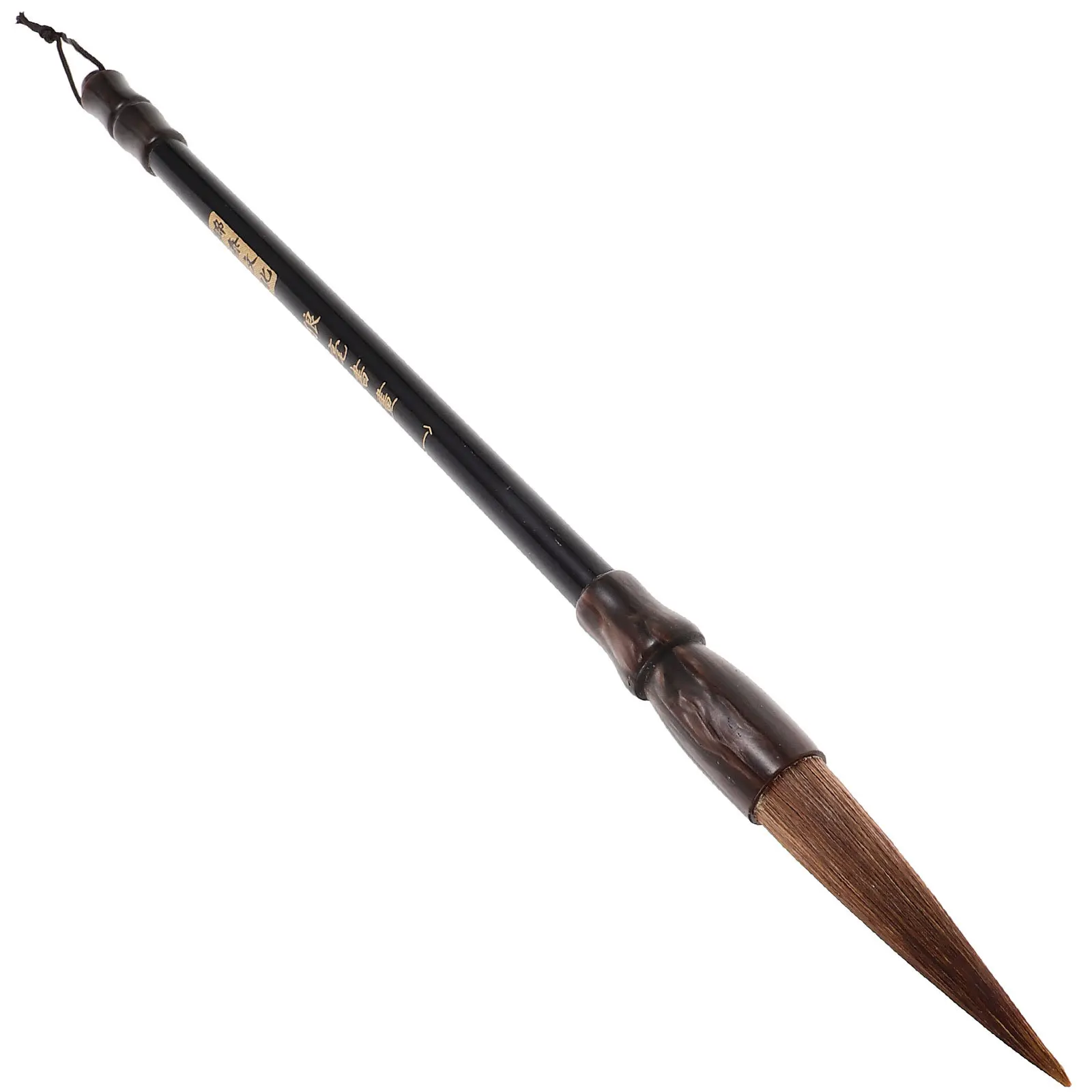 1 pçs caneta pincel de caligrafia chinesa grande punho de madeira tradicional adequado para caligrafia de tinta pintura ferramenta de desenho