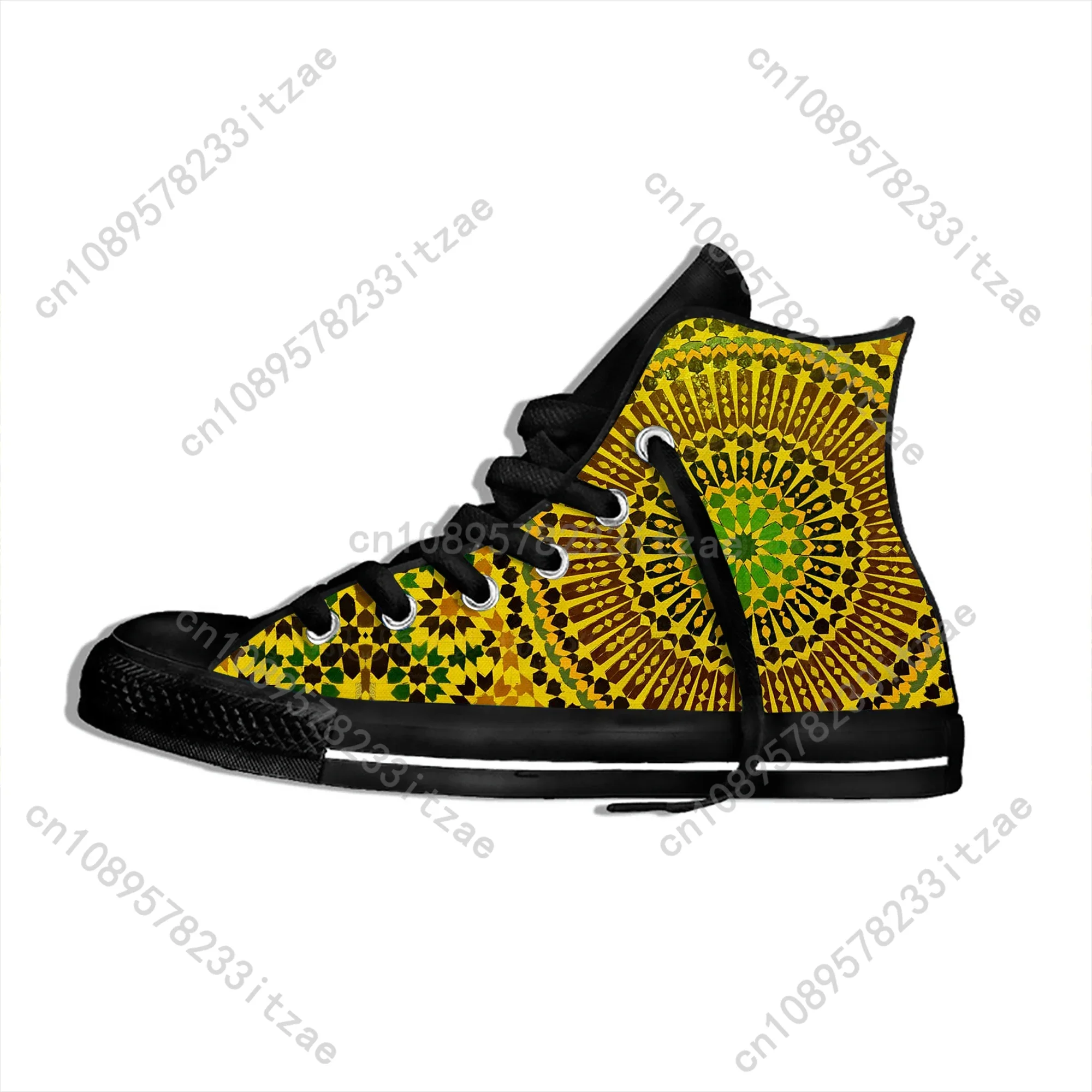 Hot African Style Fashion New Arrive Fashion Lightweight High Top Canvas Shoes Men Women Casual Sneakers Classic Board Shoes