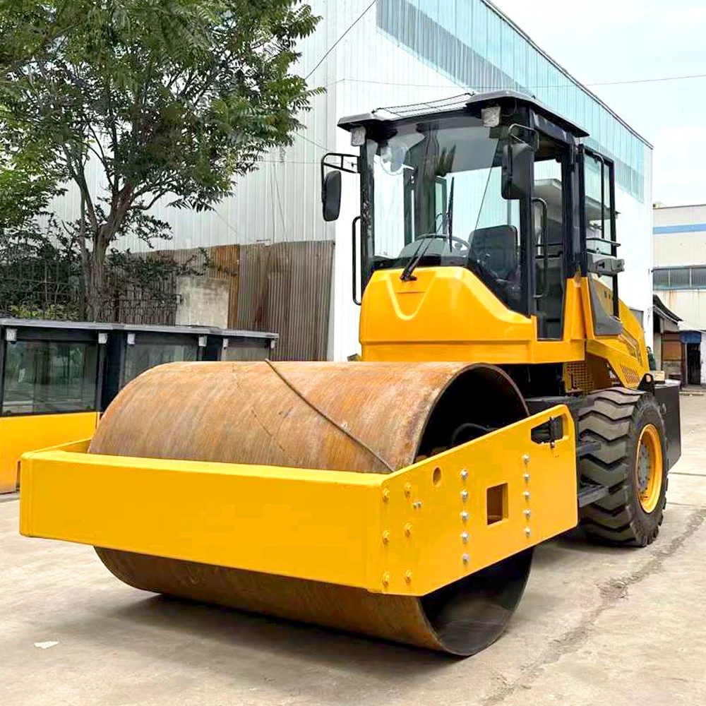 

Construction Machinery 3ton 4ton 5ton 6Ton 8Ton Mini Compactor Road Roller Ride on Asphalt Roller with Rubber Tyre