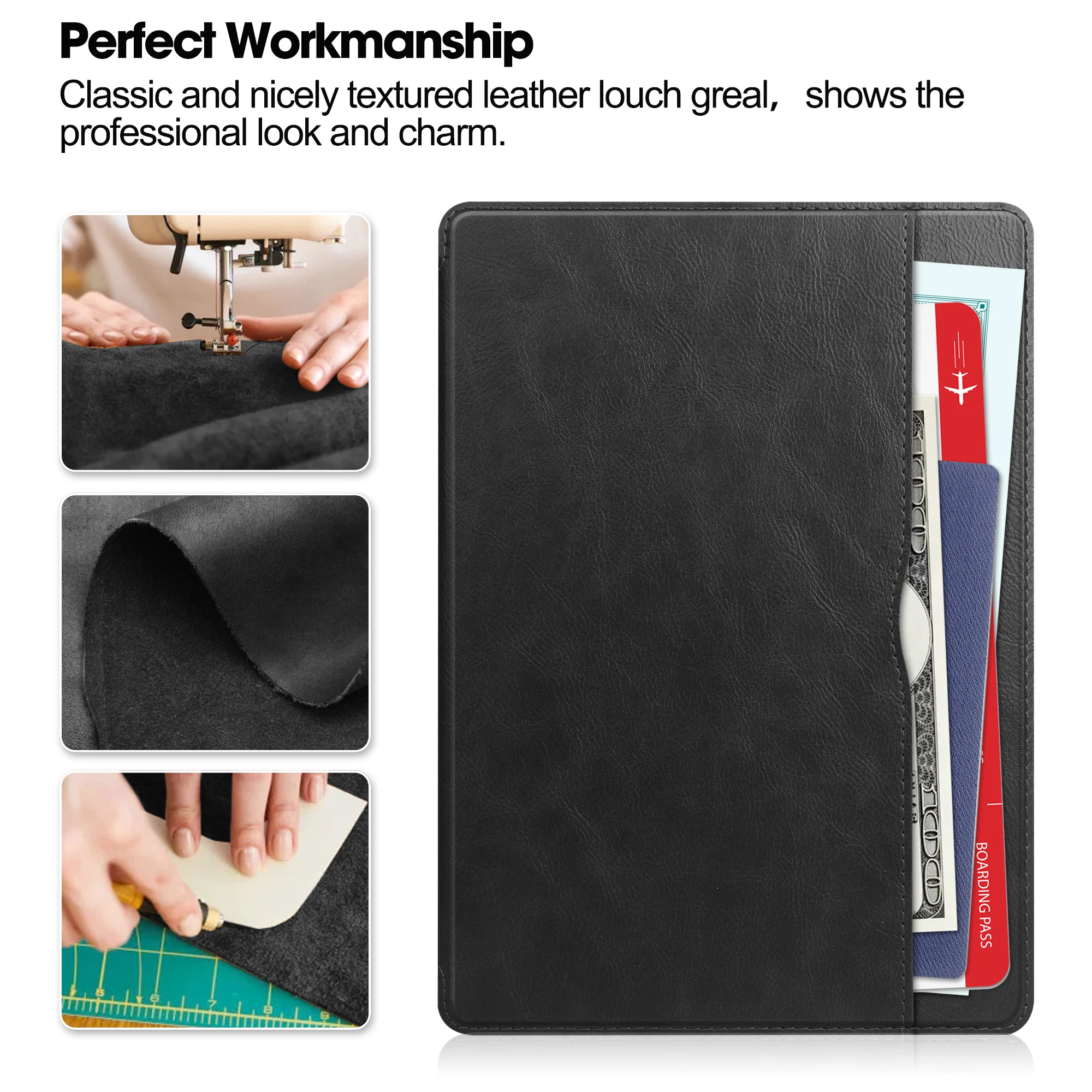 Business Leather Case For Samsung Galaxy Tab S10 FE/S9 FE Model(SM-X520/526B/510/516 )Tablet PC PU Cover