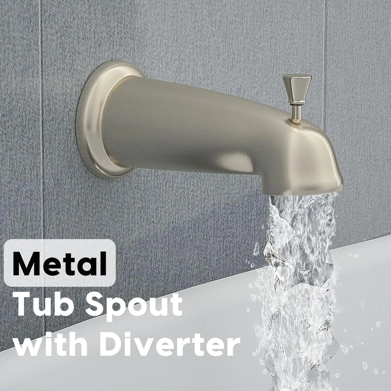 Tub Shower Faucet Set with Valve, Bathtub Shower Faucet Set with Handheld Spray