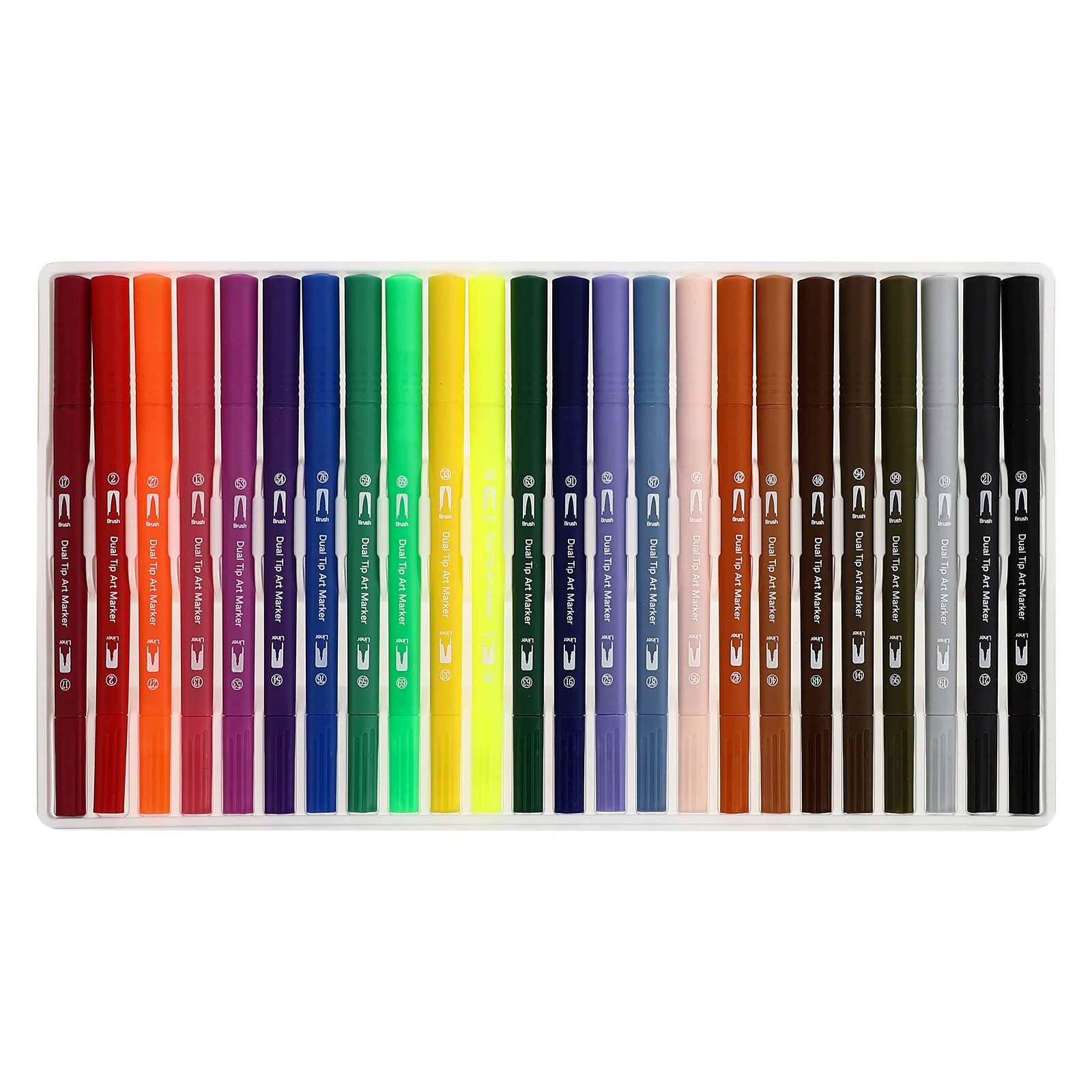 

Durable Material Watercolor Markers for Long-Lasting Use in Art and Sketching Dual Tip Art Pens Colored Markers