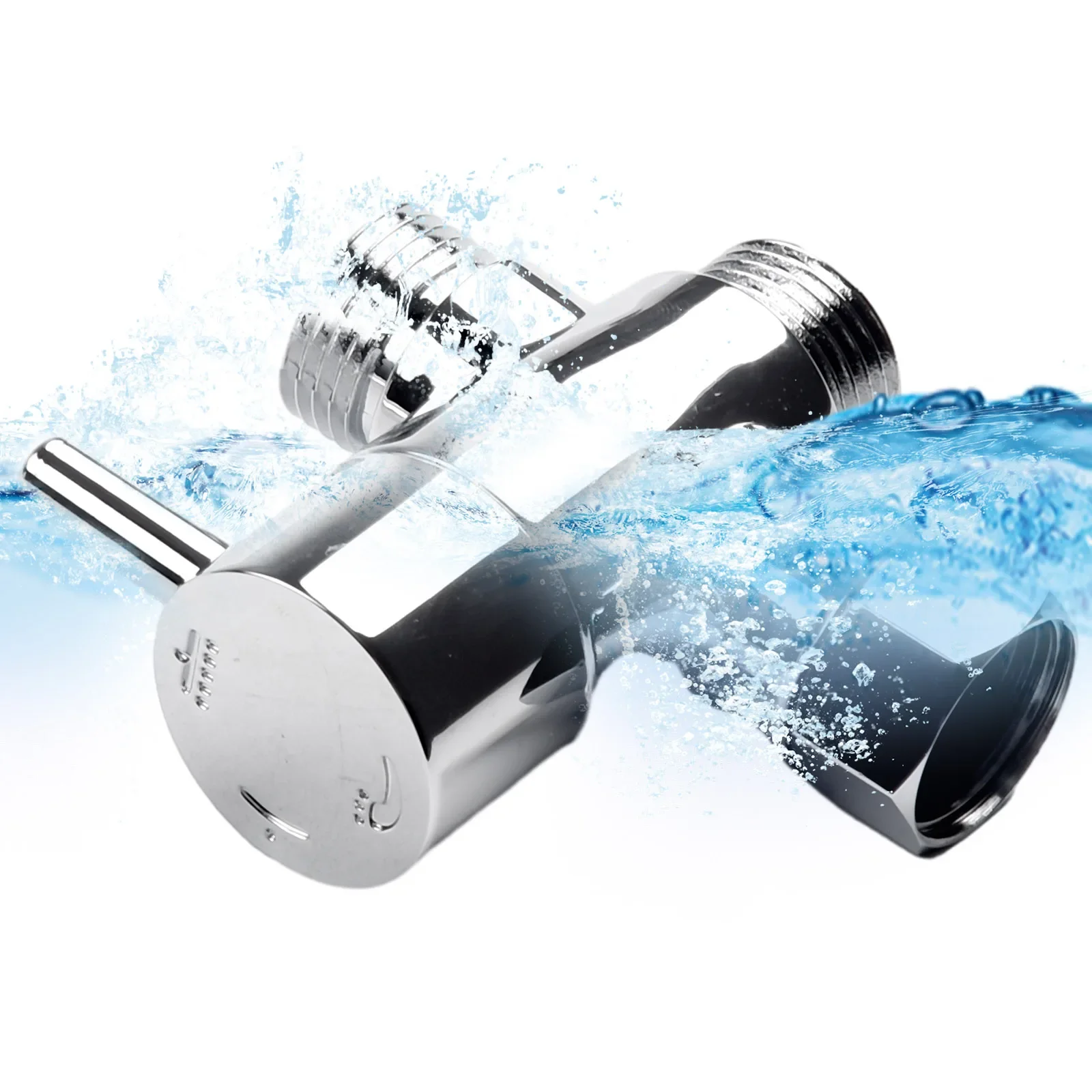 Shower Head Valve Diverter Valve ABS Bath 1/2 Valve Shower Water Distributor Valve 3-way Water Distribution Valve