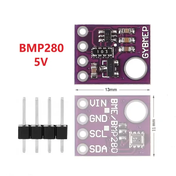 GY-BME280 GY-BMP280 5V Temperature and Humidity Sensor Atmospheric Pressure Sensor Module