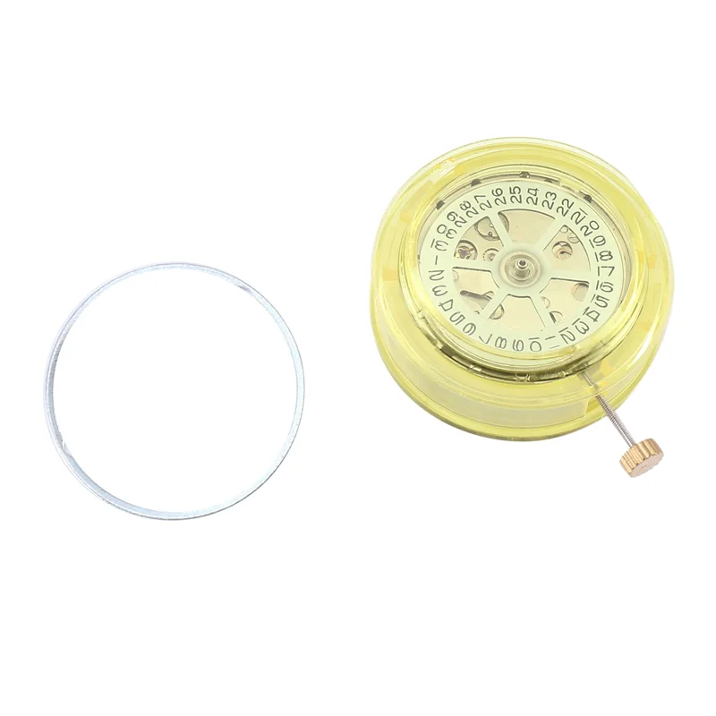 A08E-1 Pcs Watch Movement Automatic Mechanical Movement 3 Point Position Single Calendar Movement Watch Accessories