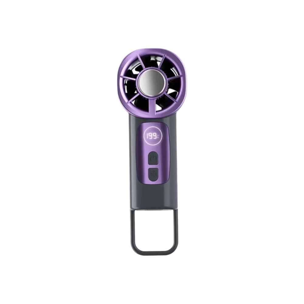 

Портативный вентилятор TEC с 199 скоростями, USB-зарядкой, цифровым дисплеем, перезаряжаемый, мини-вентилятор с длительным временем автономной работы, высокоскоростной