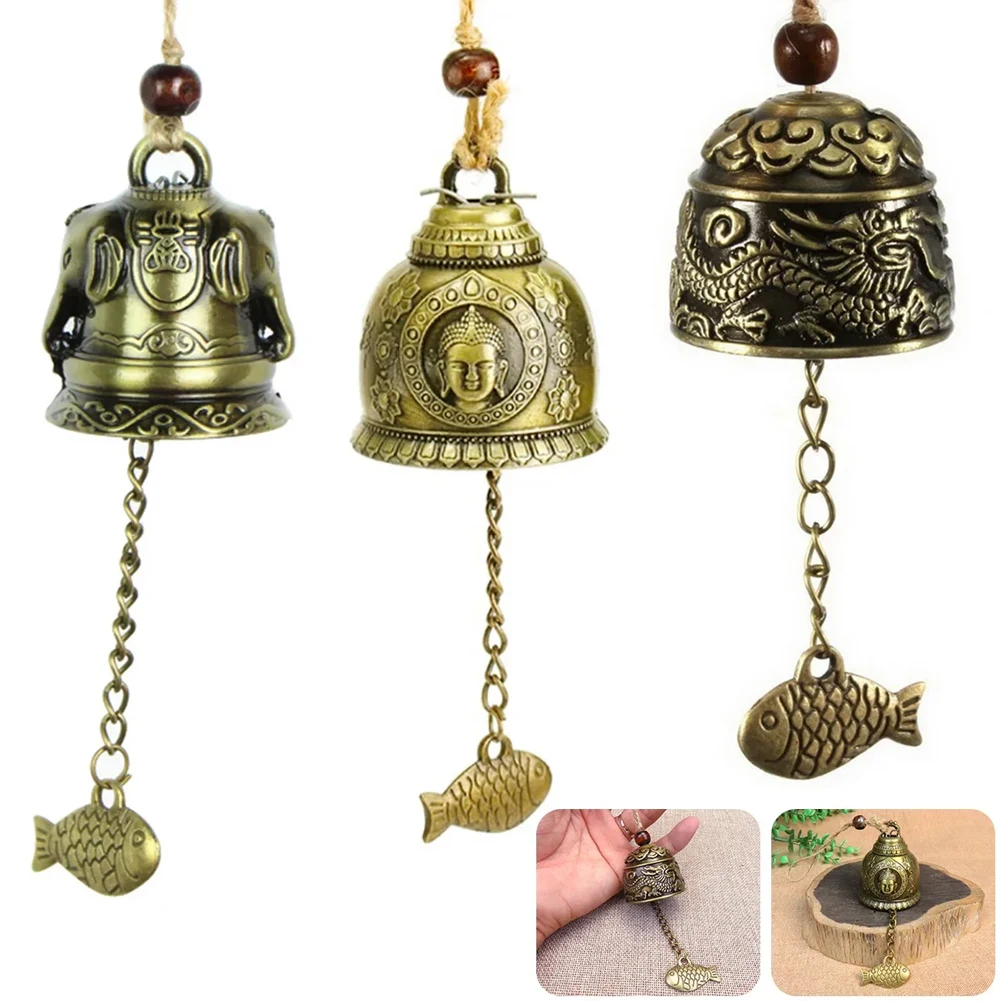 

Удача Гармоничная атмосфера Lucky Wind Chimes Фэншуй Wind Bell Lucky Chimes Будда особенности Ретро-дизайн