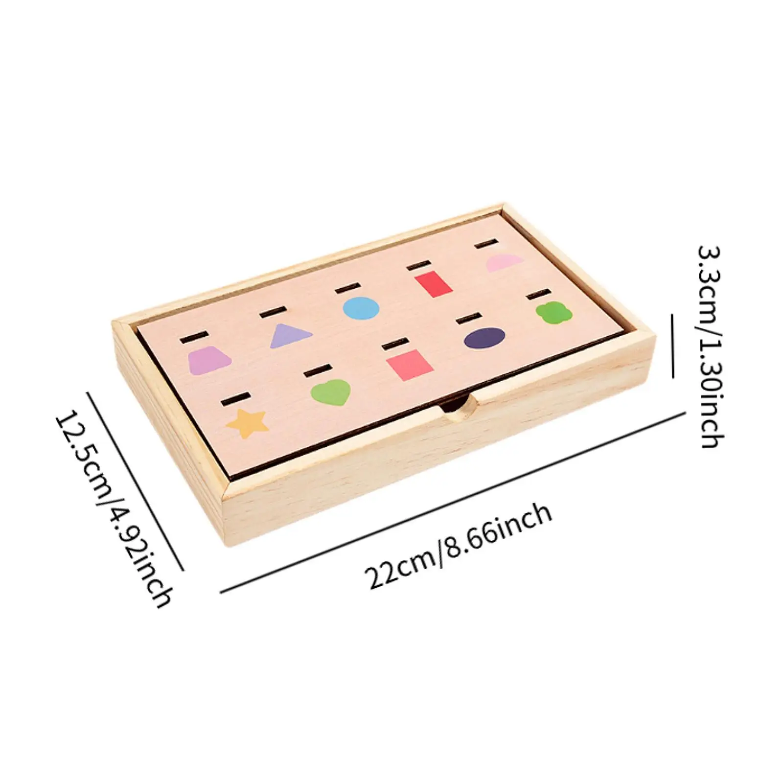 形状マッチングゲーム 木の色 形の認識 子供向け感覚玩具