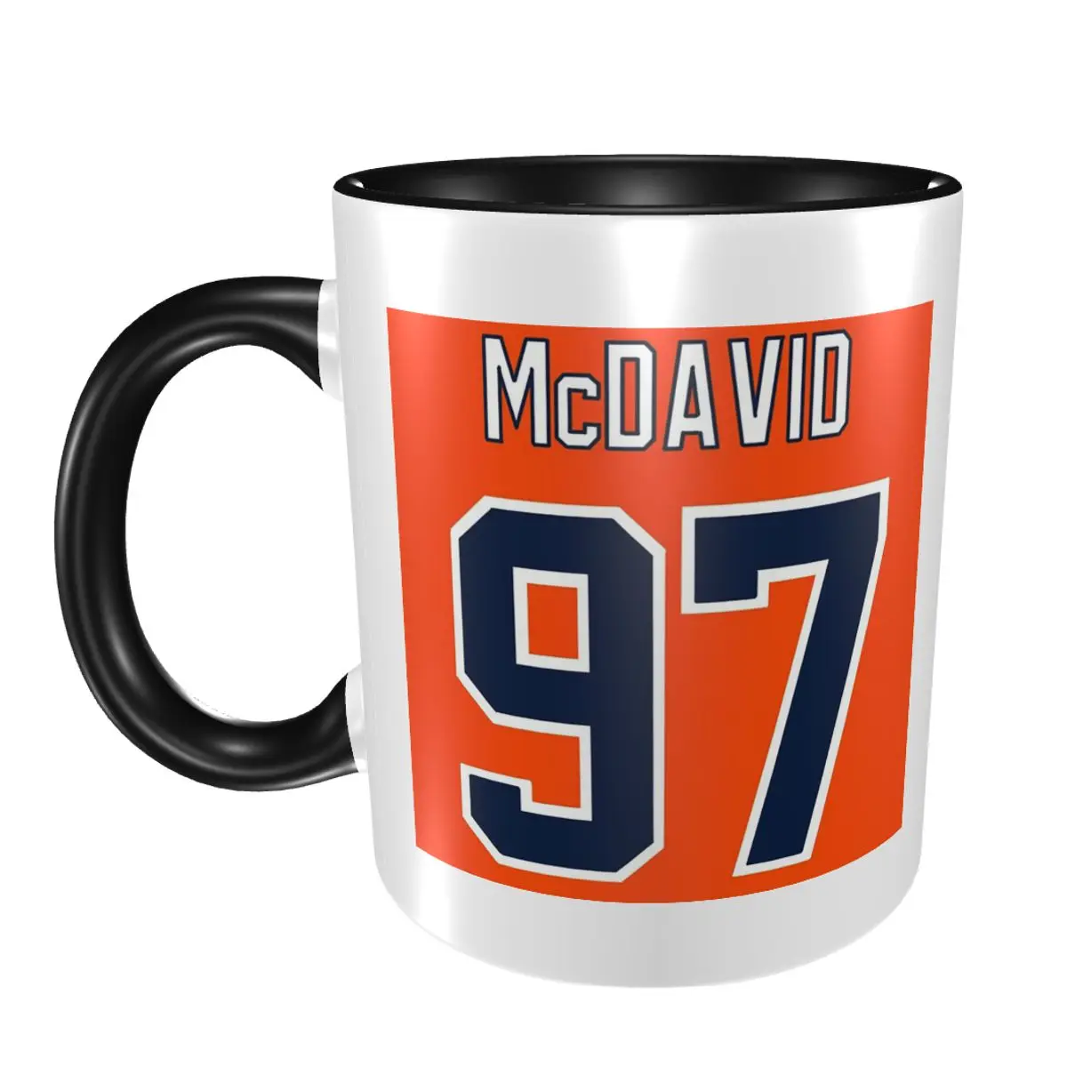 

Connor McDavid 97 For Edmonton Oilers Fans Mug Funny Ceramic Coffee Cups Tea Mugs Milk Cup Drinkware Gifts for Woman Man
