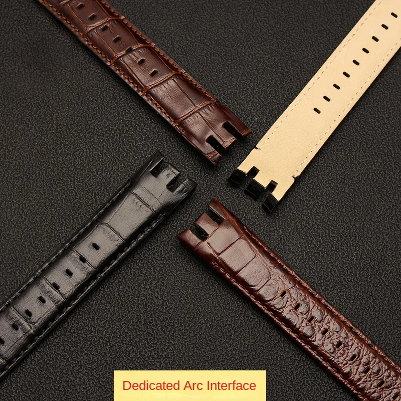 For Swatch 21mm strap men\'s YRS Watch band leather Strap Bracelet YRS412 402G 403 426 Black Brown Blue White 21 strap with tools