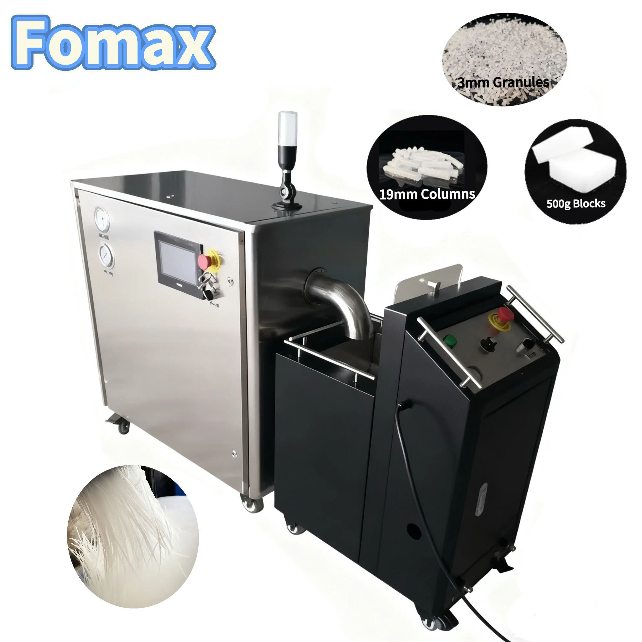 Customized Hot Product Dry Ice Pellet Making Machine Dry Ice Pelletizer Dry Ice Granular Machine Restaurant Food Processing