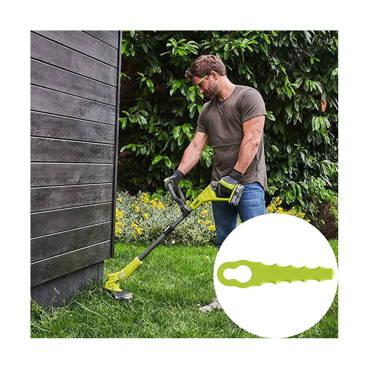 プラスチック芝刈り機交換ブレード、プラスチック、多くの場面に、20個