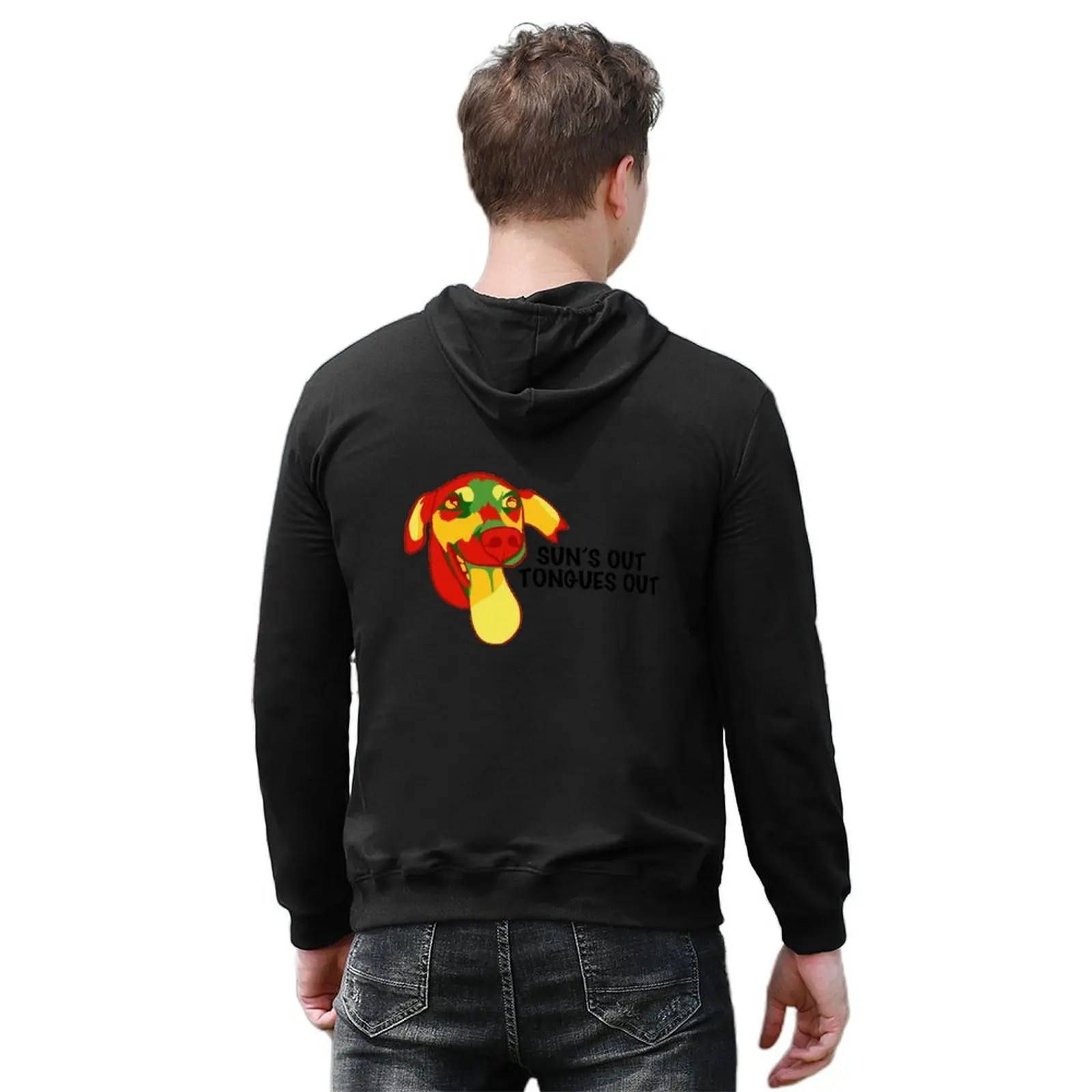 Sun's Out Tongues Out - Josie Hoodie ملابس أنيمي ملابس رجالية ملابس للرجال ملابس جمالية سترات رجالية