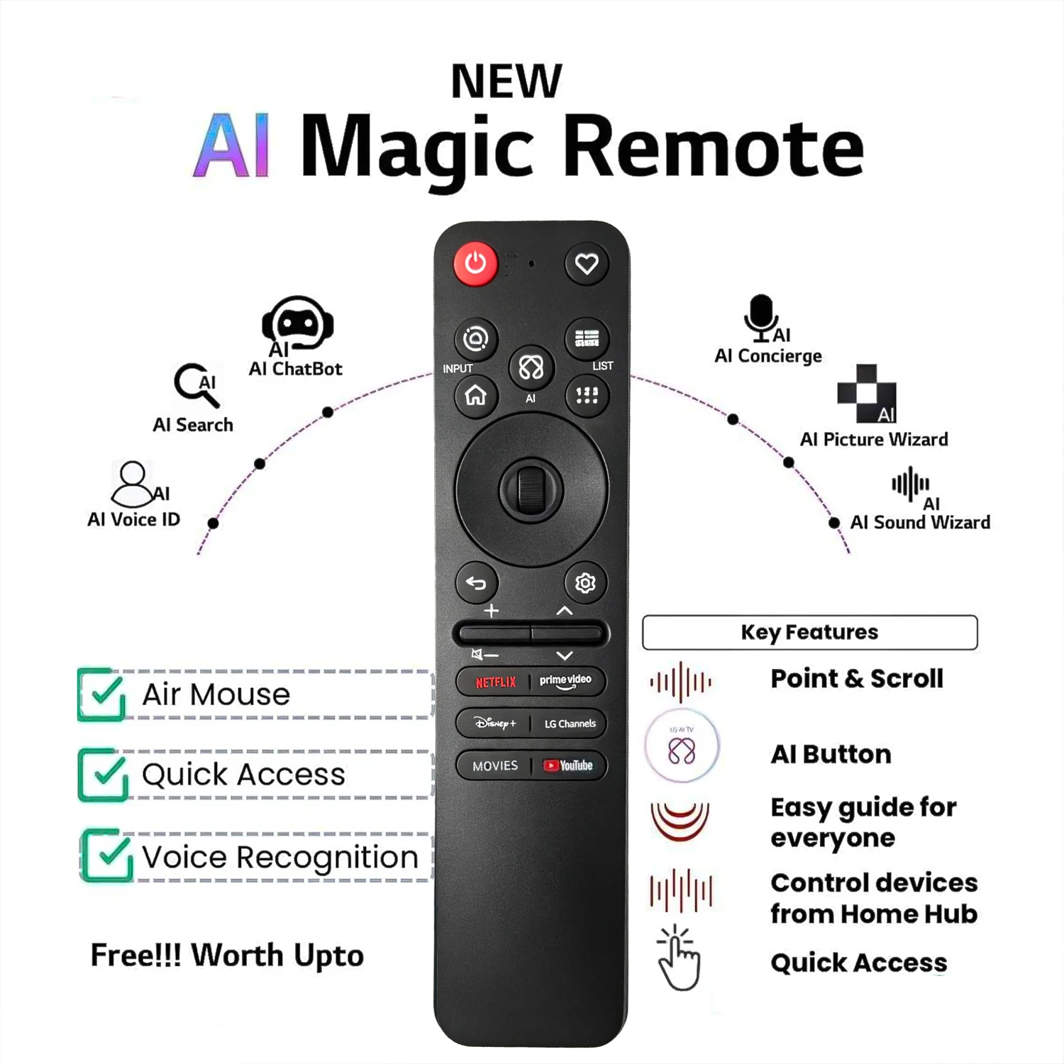 MR26GA 음성 매직 리모컨, 2026년형 LG 스마 - Smart Home Lg 리뷰 및 가격