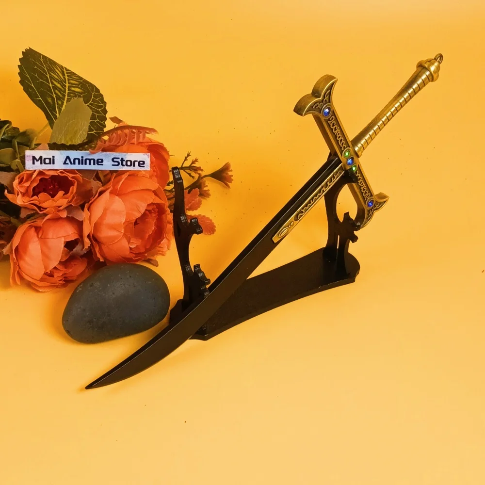 9インチ ドラキュール・ミホーク刀 実物大刀 金属製 オリジナル侍刀 鋼製 模造刀 ゾロ アニメ 忍者刀 非鋭利おもちゃ ギフト