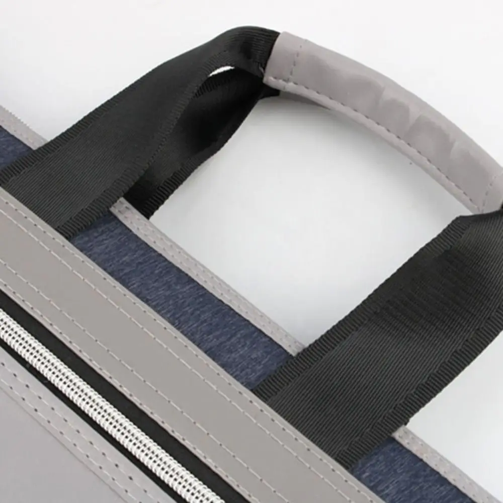 Borsa per documenti di grande capacità Organizzatore di carta in tessuto Oxford Valigetta da lavoro Cartella di file A4 con chiusura a cerniera impermeabile