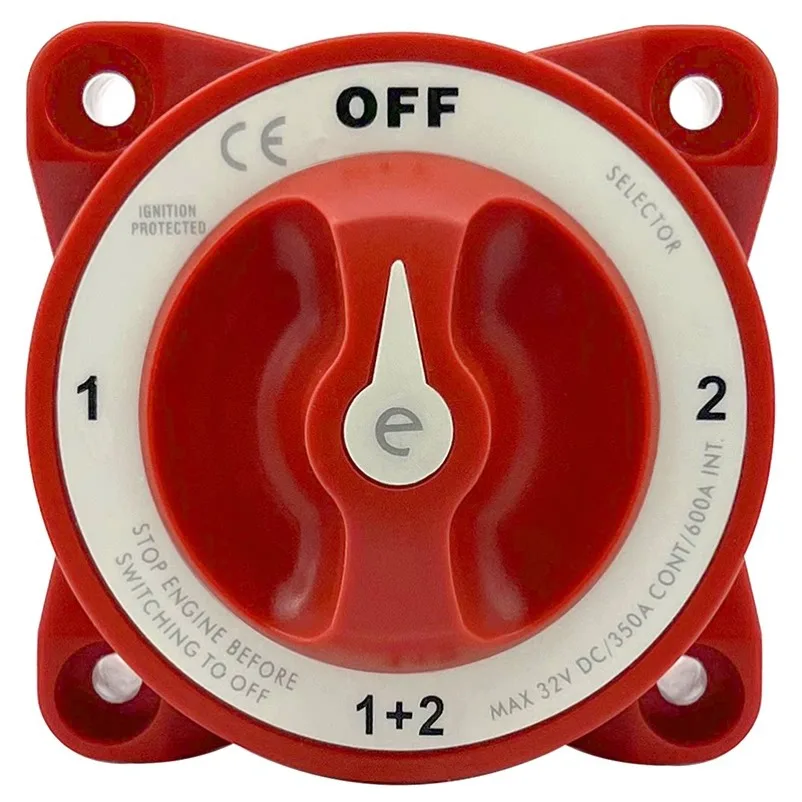 Car, yacht, RV battery power supply, power-off switch, electric marine battery modification switch