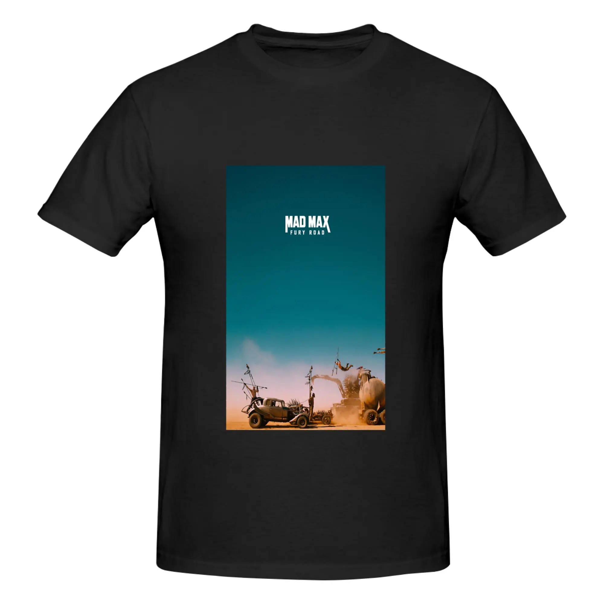 Funny MAD MAX FURY ROAD 03  Men's Printed T-Shirt Unisex T shirtSport Women