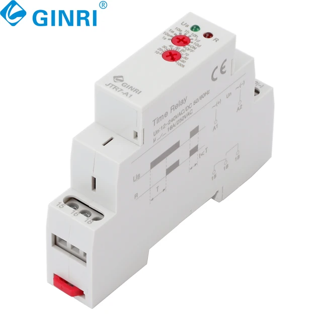 3 STKS Elektronische Tijdbescherming AC220v16A DIN Rail Montage Timer On-Vertraging Tijdrelais