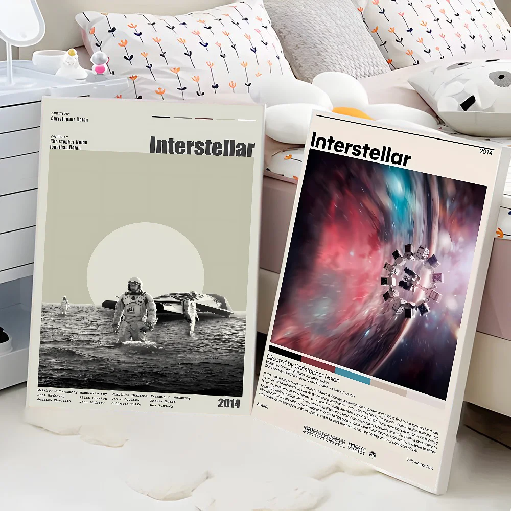 I-Interstellar الكلاسيكية الخيال العلمي فيلم نوعية جيدة يطبع والملصقات خمر غرفة بار مقهى ديكور ديكور المنزل #2