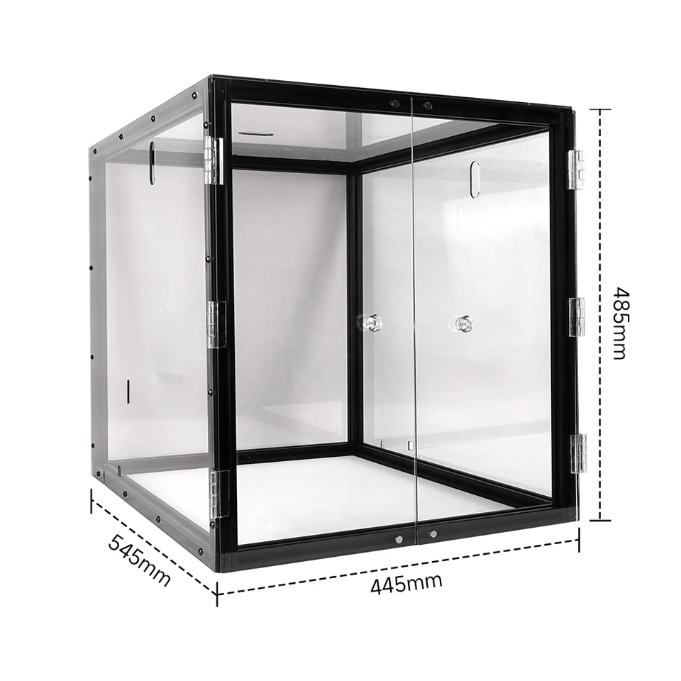Boîtier Ventilation Bambu Lab A1/A1 Combo - Tente Ignifuge Anti-Poussière Avec LED 825x585x585mm