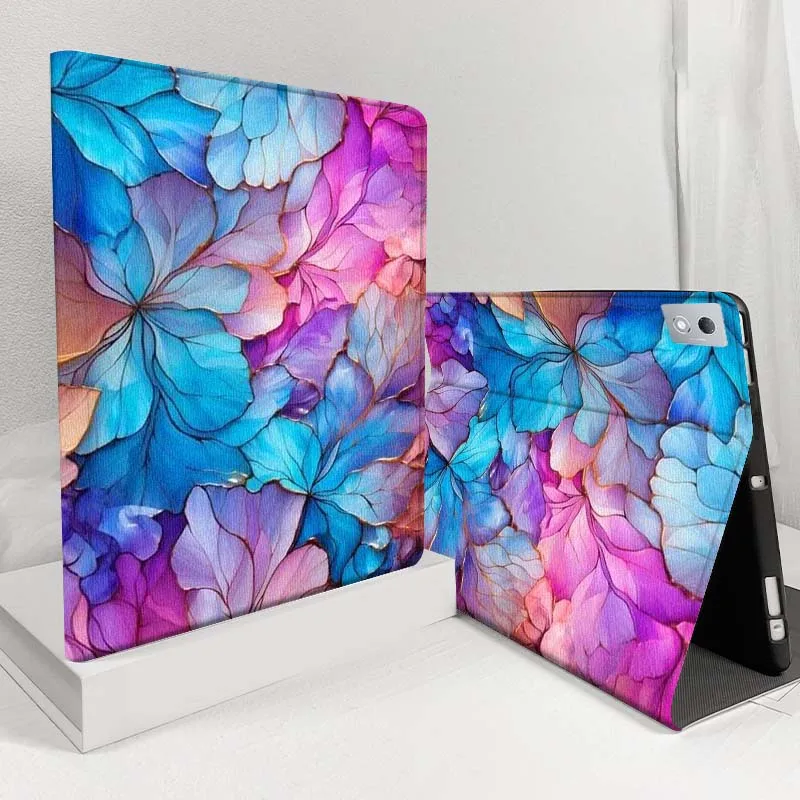 

Purple Daisy Flower Painting For Lenovo Pad Legion Xiaoxin Tab Y700 K10 M10 P11 3rd Pro GT Plus Gen 5G Tablet Case