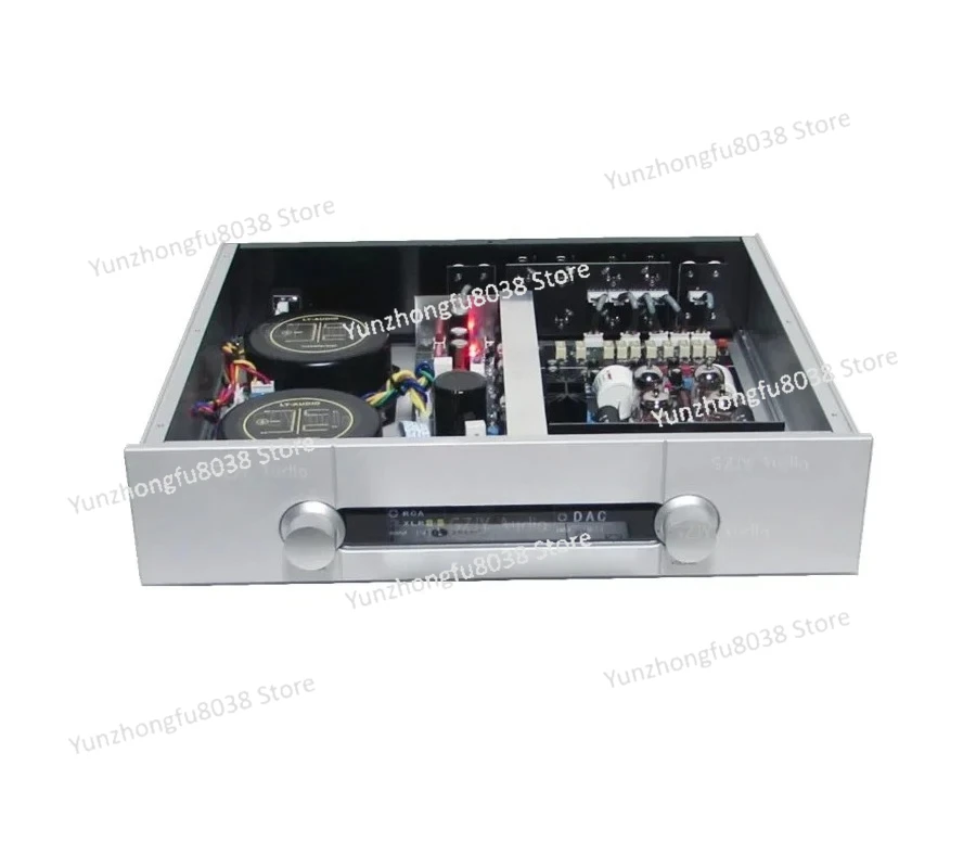 High-end T2500 Fully Balanced Remote Control HiFi Electronic Tube Preamplifier E88CC*2+ECC82*2,Signal Noise Ratio: 115dB
