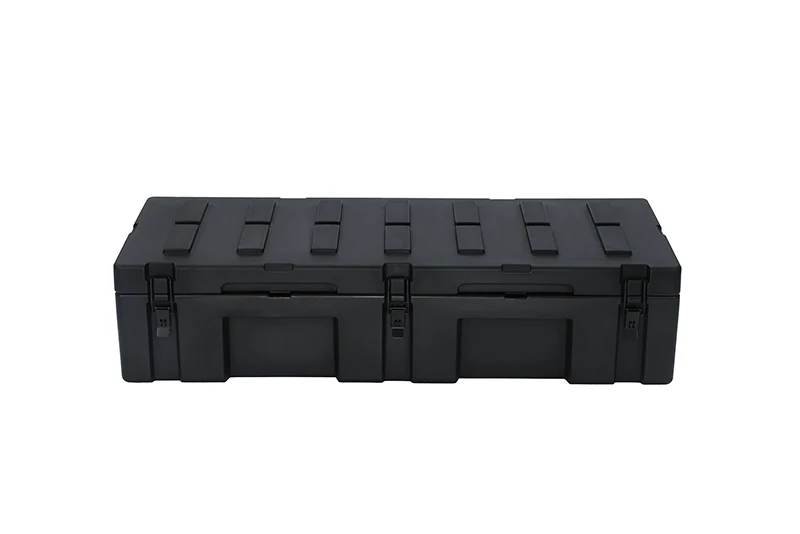 122L Reinforced Box LLDPE Cargo Box Hard Plastic Rotomolded Toolbox 4WD Storage Box Roof Rack Low Profile