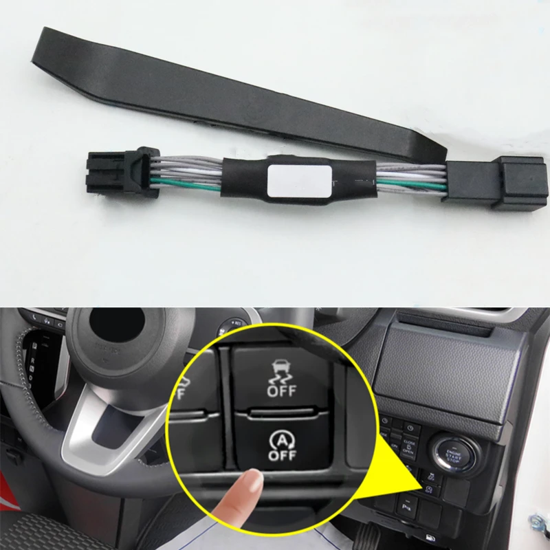 For Toyota Roomy Tank Daihatsu Thor 2016-2021 Auto Stop Start Engine System Eliminator Canceller Device Disable Cable Plug