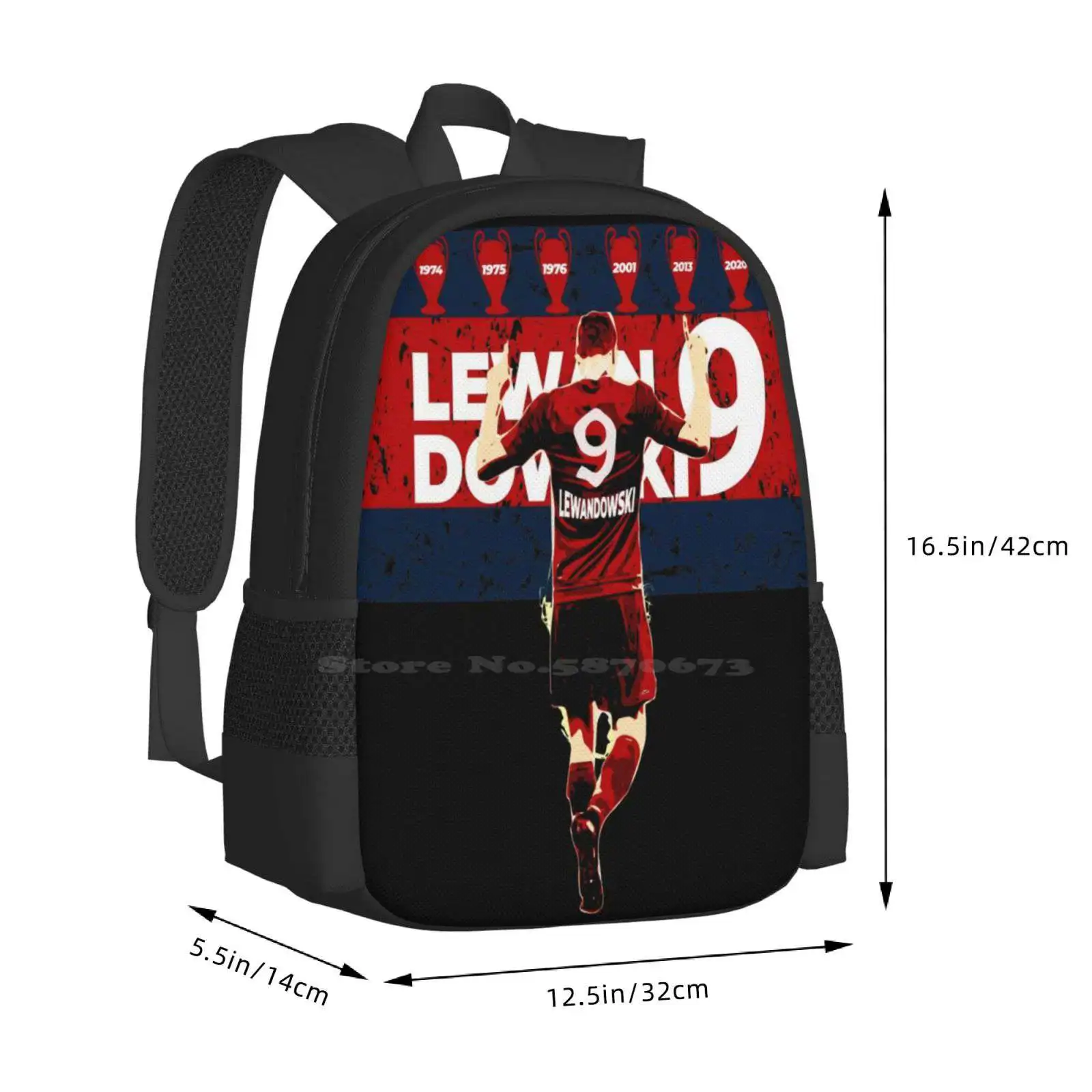 Robert Lewand owski _ Spieler Mode Muster Design Reise Laptop Schule Rucksack Tasche Robert Lewand owski Polnisch