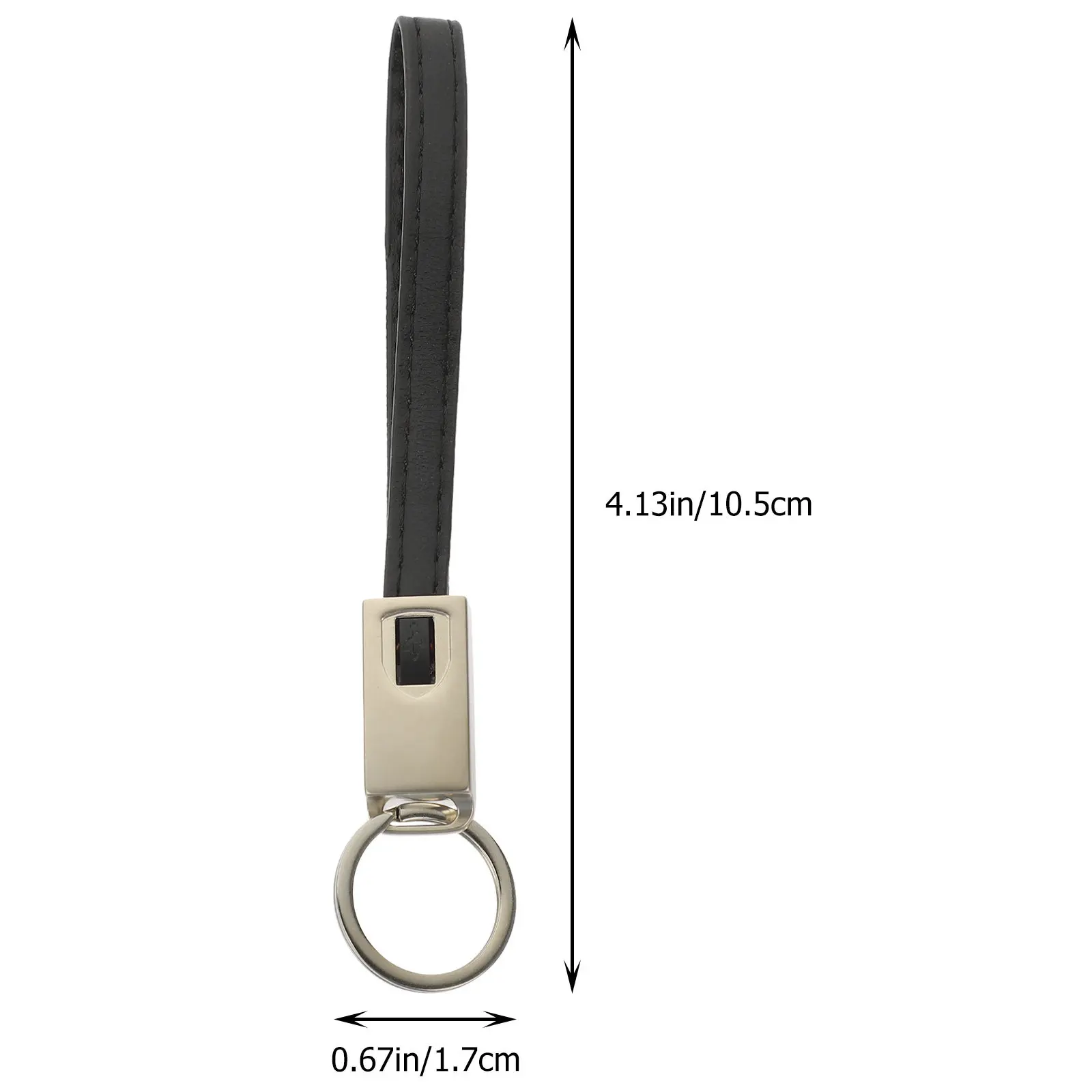 Keychain Charging Cable Compact Lightweight Portable USB Data Line for Fast Charging File Transfer Photos Backup Type-C