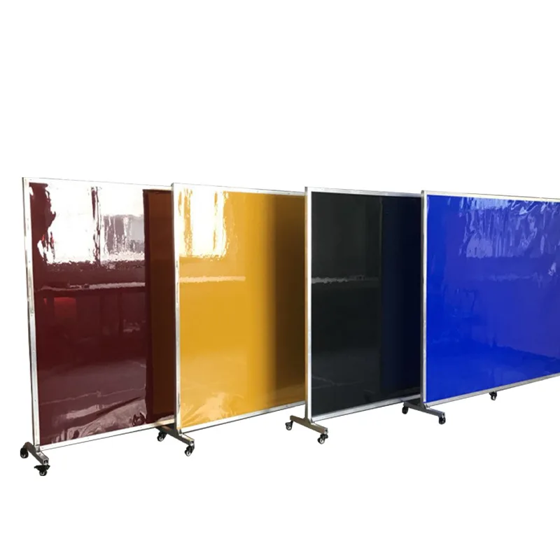 Jingpeng Welding Protective Screen Aluminum Alloy Bracket Anti-arc Light Door Curtain Electric Welding Shading Plate Pvc view 5