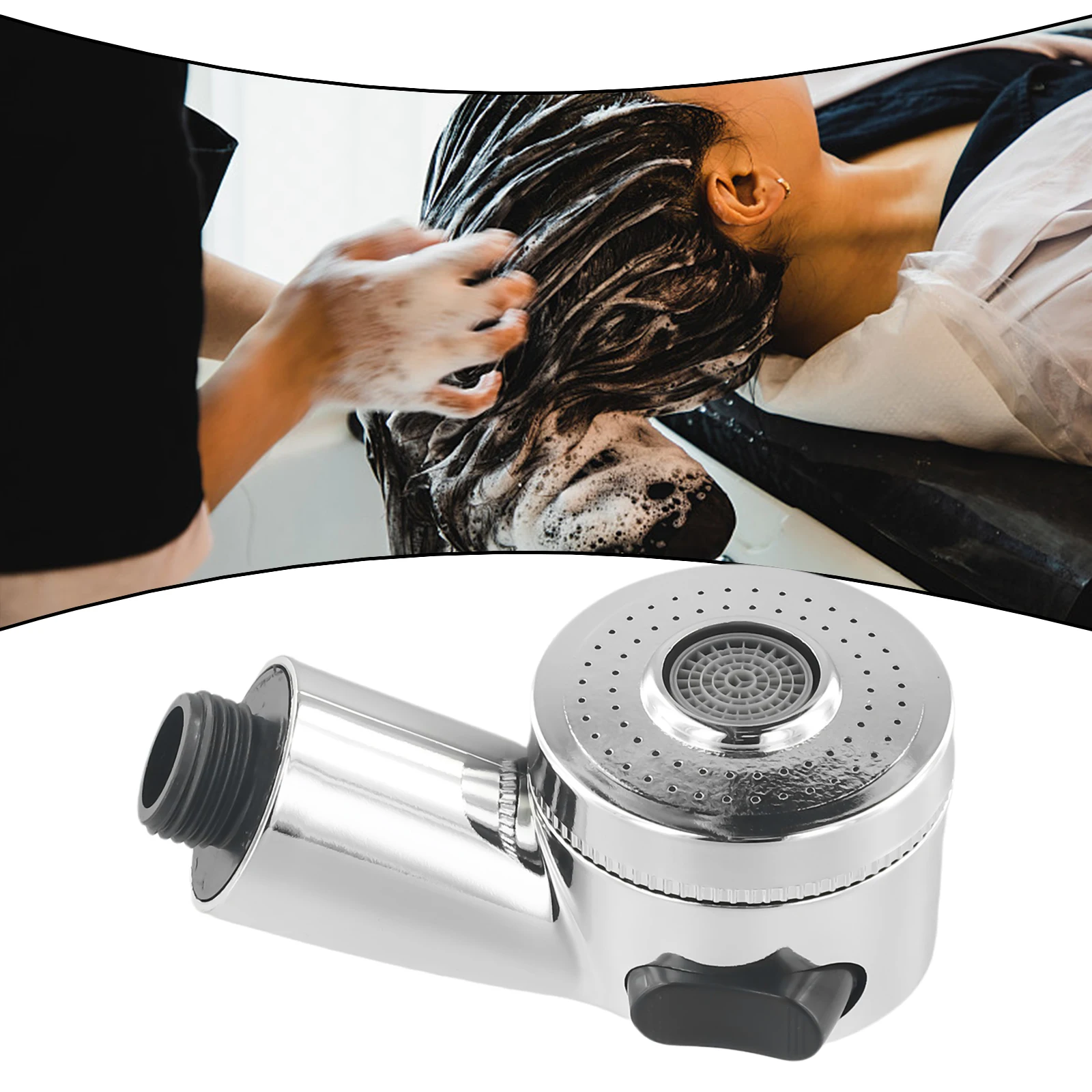 

Shampoo Bed Faucet Shower Head Barber Shop Supercharged Shower Nozzle Water Saving Pressurized Spray Head G1/2 Interface