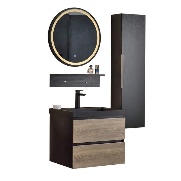 

European Modern Bathroom Cabinet Vanities Set Cabinet With Ceramic Sink Wall Mounted Bathroom Vanity Set