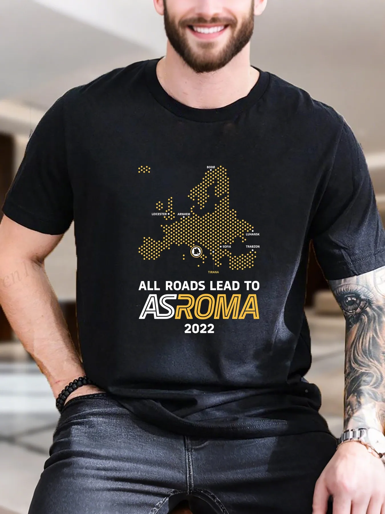 

New Arrival Fashion Romania Map Print Men's Cotton T-Shirt Breathable Comfortable Trendy Design for Casual Outfits Pure Cotton T-Shirt