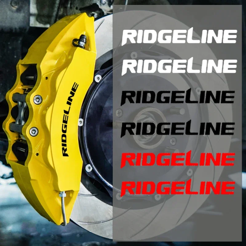 Waterproof Caliper Decals Wheel Refitting Sticker for Honda RIDGELINE Logo Accord Fit Stepwgn CRV XRV Freed HRV BRV Pilot Civic