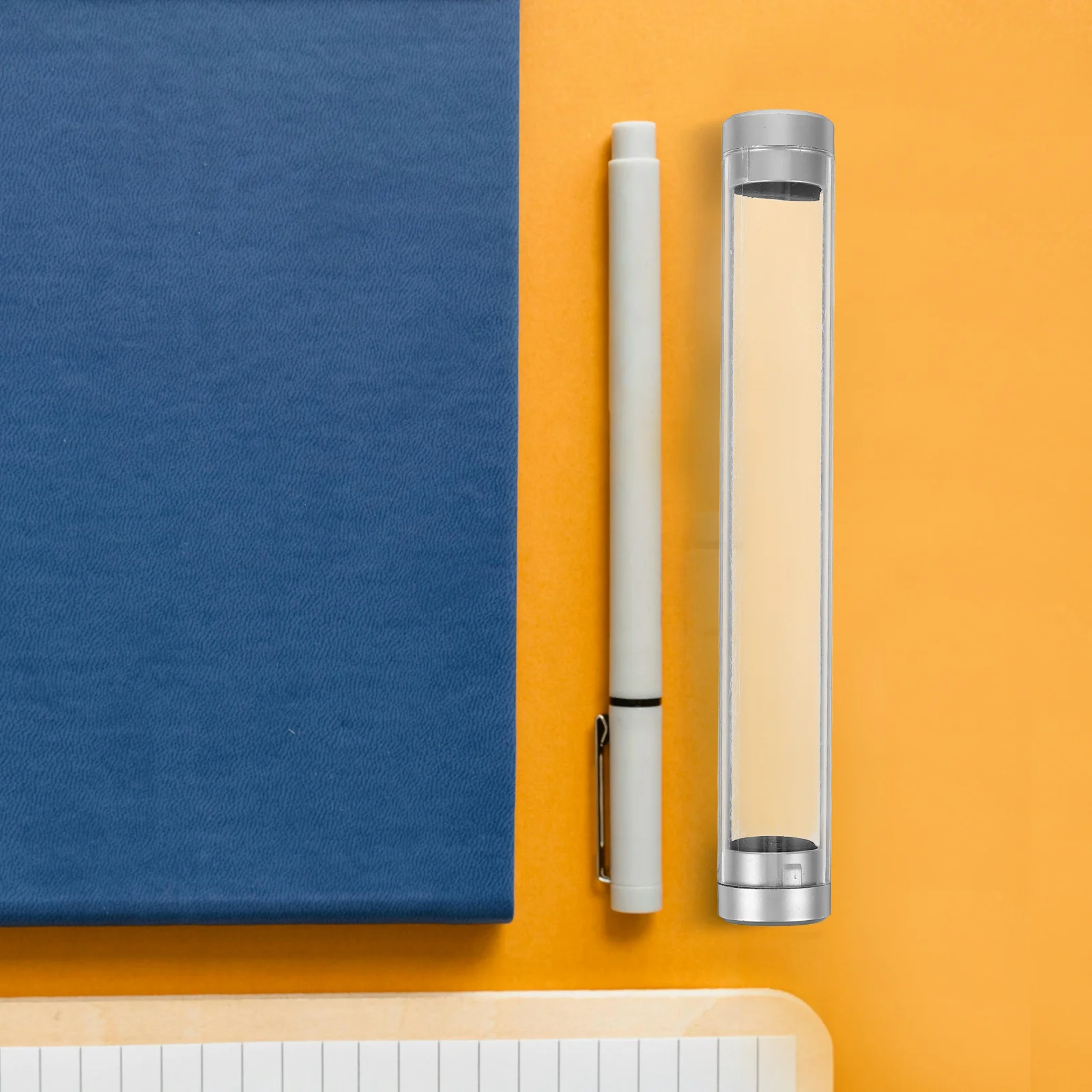 

6Pcs Transparent Pen Packaging Box Multifunctional Pen Holder Elegant Desk Organizer for Various Pens Pencil Boxes